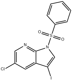1-Benzenesulfonyl-5-chloro-3-iodo-1H-pyrrolo[2,3-b]pyridine