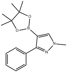 1-甲基-3-苯基-4-(4,4,5,5-四甲基-1,3,2-二噁硼烷-2-基)-1H-吡唑