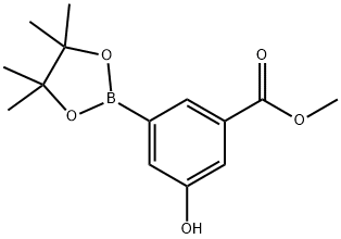 3-羟基-5-(4,4,5,5-四甲基-1,3,2-二氧杂硼杂环戊烷-2-基)苯甲酸甲酯