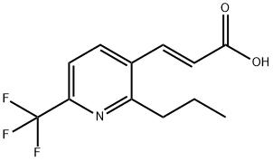 3-(2-丙基-6-(三氟甲基)吡啶基)丙烯酸