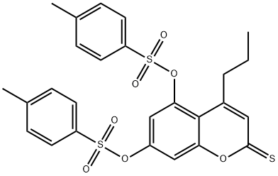 5,7-二（对甲苯磺酸基）-4-甲基硫代香豆素