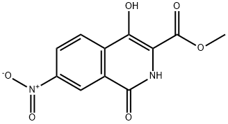 methyl4-hydroxy-7-nitro-1-oxo-1,2-dihydroisoquinoline-3-carboxylate