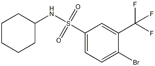 4-溴-N-环己基-3-(三氟甲基)苯磺酰胺, 97%