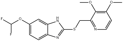 5-(二氟甲氧基)-2-{[(3,4-二甲氧基-2-吡啶基)甲基]硫}-1H-苯并咪唑