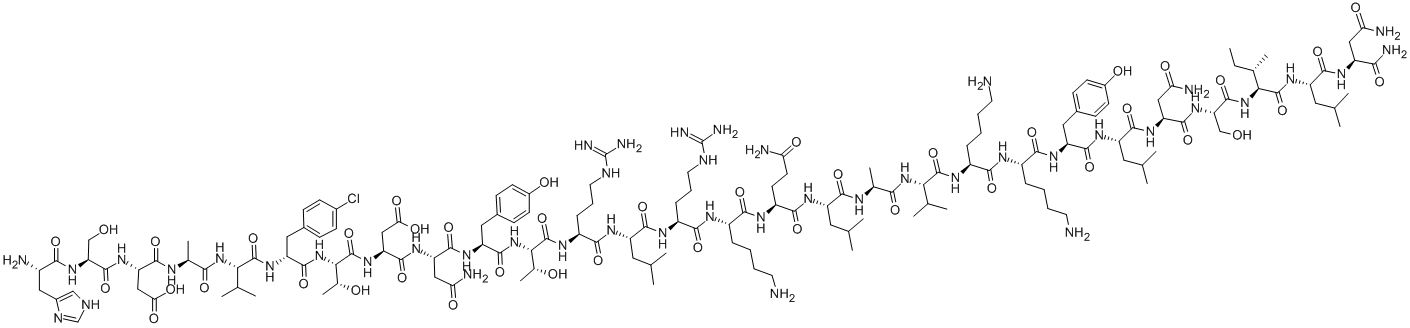 (p-Chloro-D-Phe,Leu1)-VIP (human, mouse, rat) trifluoroacetate salt