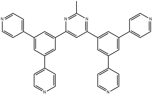 4，6-双(3，5-二(4-吡啶)基苯基)-2-甲基嘧啶