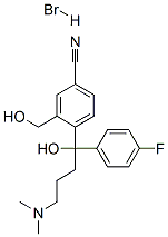 4-[4-(二甲氨基)-1-(4-氟苯基)-1-羟丁基]-3-羟甲基苯腈氢溴酸盐