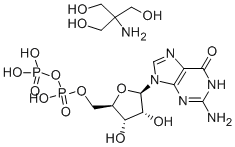 Guanosine 5′-diphosphate tris salt from Saccharomyces cerevisiae