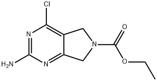 Ethyl 2-amino-4-chloro-5,7-dihydro-6H-pyrrolo[3,4-d]pyrimidine-6-carboxylate