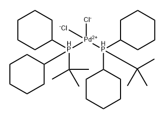Dichlorobis[(tert-butyl)dicyclohexylphosphine]palladium(II)