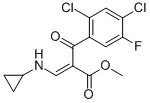 2-(2,4-二氯-5-氟苯甲酰基)-3-环丙氨基丙烯酸甲酯，异构体混合物