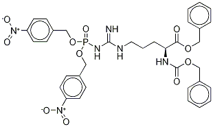 Nα-Carbobenzyloxy-Nω-bis-p-nitrobenzylphospho-L-arginine Benzyl Ester