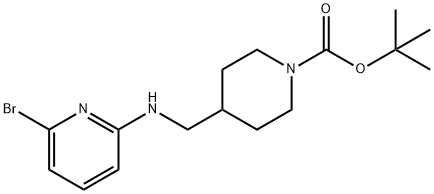 4-[[(6-溴-2-吡啶基)氨基]甲基]-1-哌啶甲酸叔丁酯