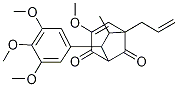 5-Allyl-3-methoxy-6-methyl-7-(3,4,5-tri methoxyphenyl)bicyclo[3.2.1]oct-3-ene-2,8-dione