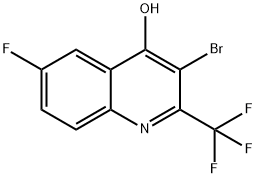 3-Bromo-6-fluoro-4-hydroxy-2-trifluoromethylquinoline
