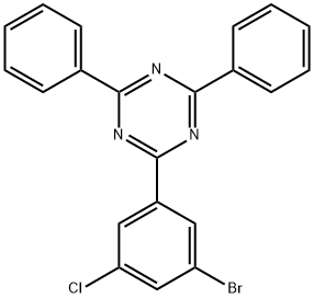 2-(3-溴-5-氯苯基)-4,6-二苯基-1,3,5-三嗪环