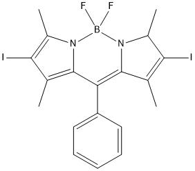 5,5-二氟-2,8-二碘-1,3,7,9-四甲基-10-苯基-5H-二吡咯并[1,2-c:2',1'-f][1,3,2]二氮杂硼烷-4-鎓-5-脲