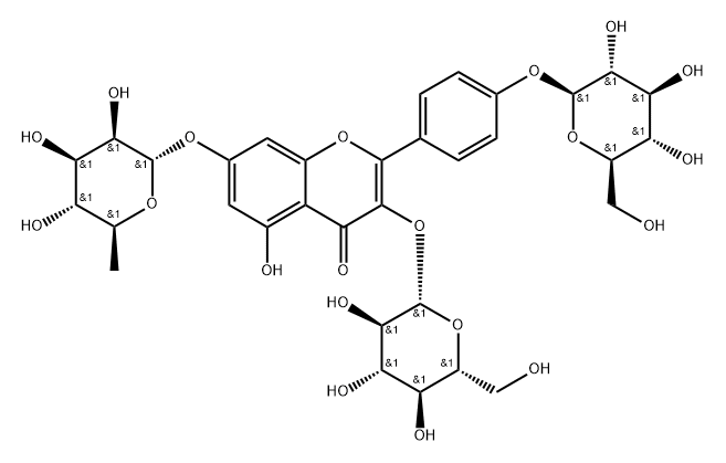 Kaempferol 3,4′-diglucoside 7-rhamnoside