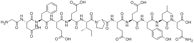 GDFEEIPEEYLQ;Hirudin (54-65) (desulfated);水蛭素(54-65)（脱硫）