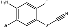 2-溴-5-氟-4-硫代氰基苯胺