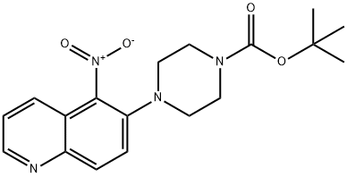 tert-Butyl 4-(5-nitroquinolin-6-yl)piperazine-1-carboxylate