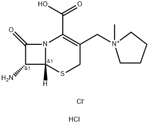 1-(((6R,7R)-7-Amino-2-carboxy-8-oxo-5-thia-1-azabicyclo[4.2.0]oct-2-en-3-yl)methyl)-1-methylpyrrolidin-1-ium chloride hydrochloride