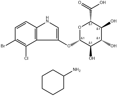 5-溴-4-氯-3-吲哚基-β-D-葡萄糖苷酸环己铵盐