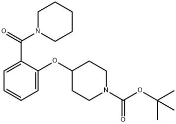 4-[2-(1-哌啶基羰基)苯氧基]-1-哌啶甲酸叔丁酯