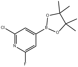 2-氯-6-氟-4-(4,4,5,5-四甲基-1,3,2-二氧杂硼烷-2-基)吡啶