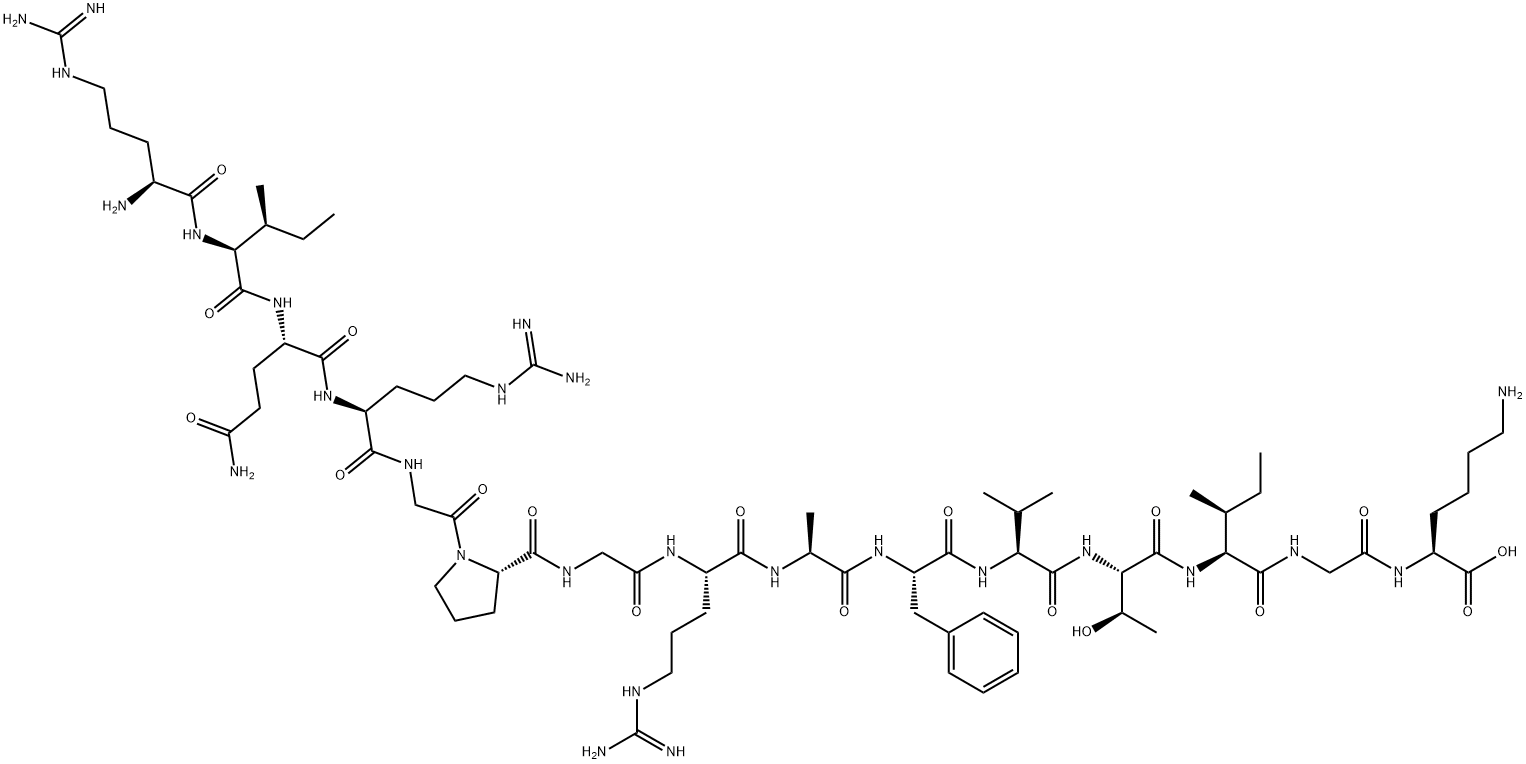 HIV-1 env Protein gp120 (278-292) (strains BH10, BH8, HXB2, HXB3, PV22)