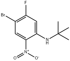 5-Bromo-2-(t-butylamino)-4-fluoro-1-nitrobenzene