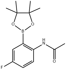 2-Acetamido-5-fluorophenylboronic acid, pinacol ester