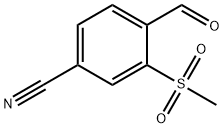 4-Formyl-3-(methylsulfonyl)benzonitrile