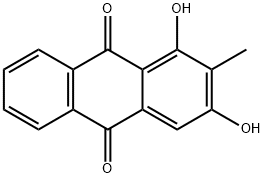 甲基异茜草素;1;3-二羥-2-甲蒽醌;茜根定