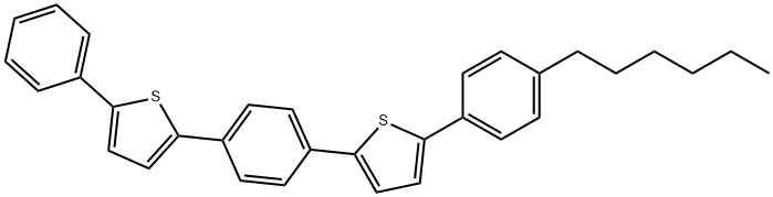 4''-己基-1,4-双(5-苯基-2-噻吩基)苯 (升华提纯)
