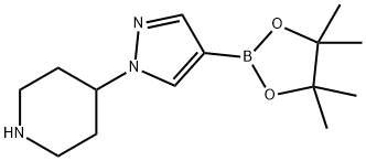 4-(4-(4,4,5,5-tetramethyl-1,3,2-dioxaborolan-2-yl)-1H-pyrazol-1-yl)piperidine hydrochloride