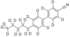4-Cyano-4′-n-pentylbiphenyl-d19