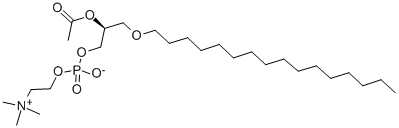 3-O-Hexadecyl-2-O-acetyl-sn-glycero-1-phosphocholine