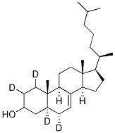 5α-Cholest-7-en-3β-ol-1,2,5,6α-d4
