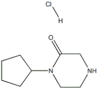 1-Cyclopentylpiperazin-2-one Hydrochloride