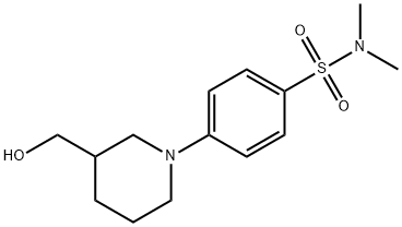 4-[3-(羟基甲基)-1-哌啶基]-N,N-二甲基苯磺酰胺