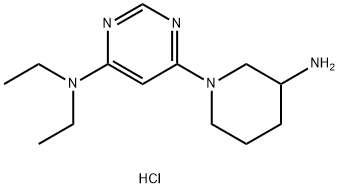 6-(3-氨基-1-哌啶基)-N,N-二乙基-4-嘧啶胺盐酸盐