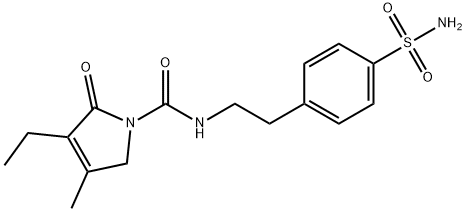 4-[2-(3-乙基-4-甲基-2-氧代-3-吡咯啉-1-甲酰胺基)乙基]-苯磺酰胺