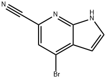 4-bromo-1H-pyrrolo[2,3-b]pyridine-6-carbonitrile