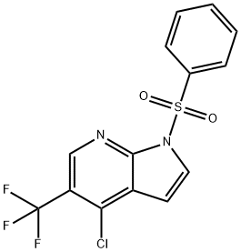 4-Chloro-1-(phenylsulfonyl)-5-(trifluoromethyl)-1h-pyrrolo[2,3-b]pyridine