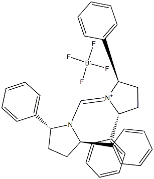 (2R,5R)-1-(((2R,5R)-2,5-二苯基吡咯烷-1-基)亚甲基)-2,5-二苯基吡咯烷鎓四氟硼酸盐
