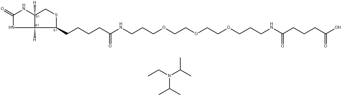 N-Biotinyl-NH-(PEG)?-COOH . DIPEA (20 atoms)