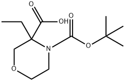 N-Boc-3-乙基吗啉-3-甲酸