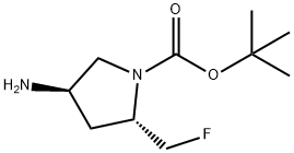 tert-butyl (2S,4R)-4-amino-2-(fluoromethyl)pyrrolidine-1-carboxylate