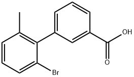 2'-Bromo-6'-methylbiphenyl-3-carboxylic acid